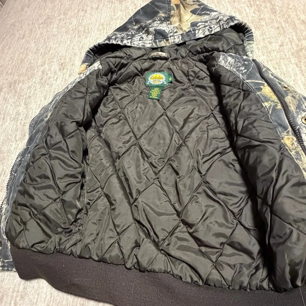 Cabela's‎ For Kids Mossy Oak Camo Hooded Jacket Coat Youth Small 6/6X